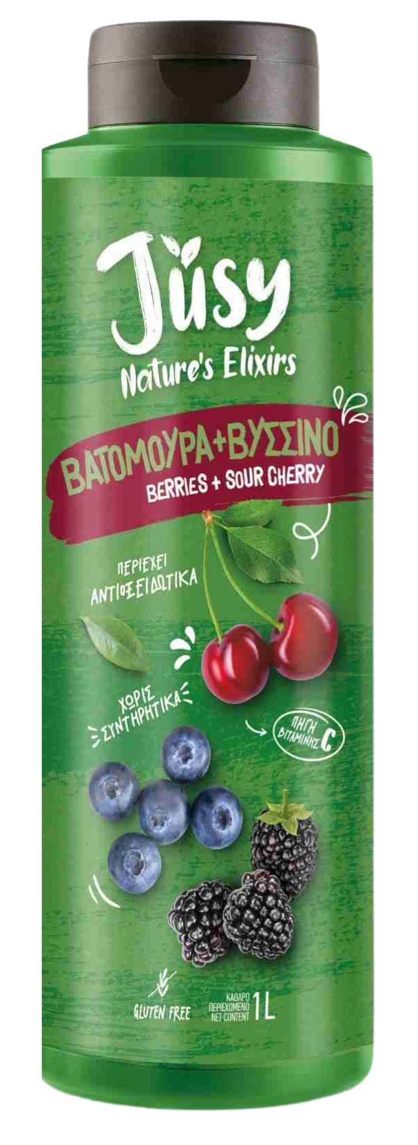 Jusy Βατόμουρο-Βύσσινο 1ltr
